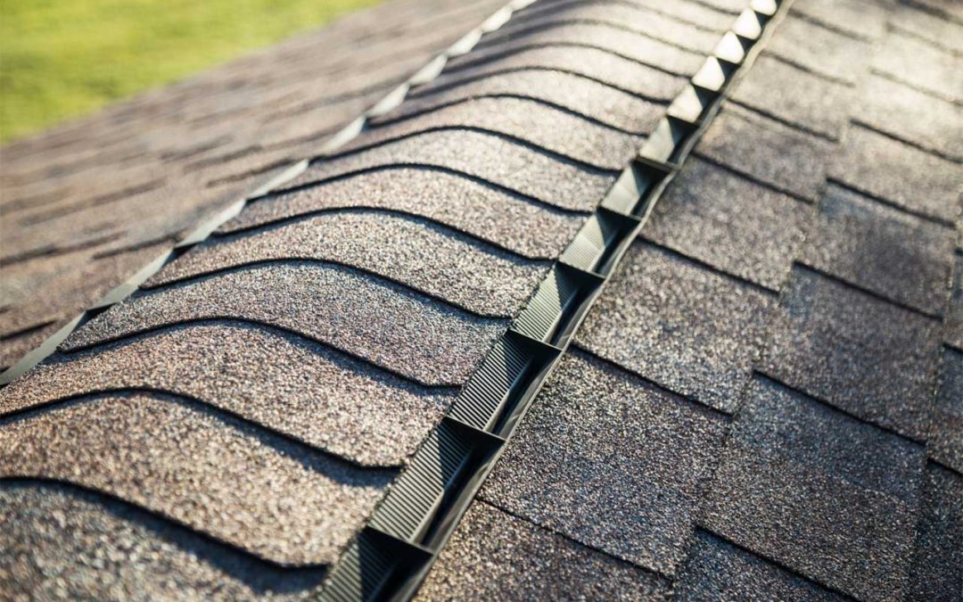 A close up of an Auto Draft shingled roof.
