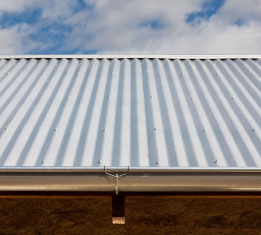 corrugated metal roof image