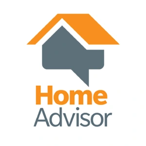 The home advisor logo on a white background.
